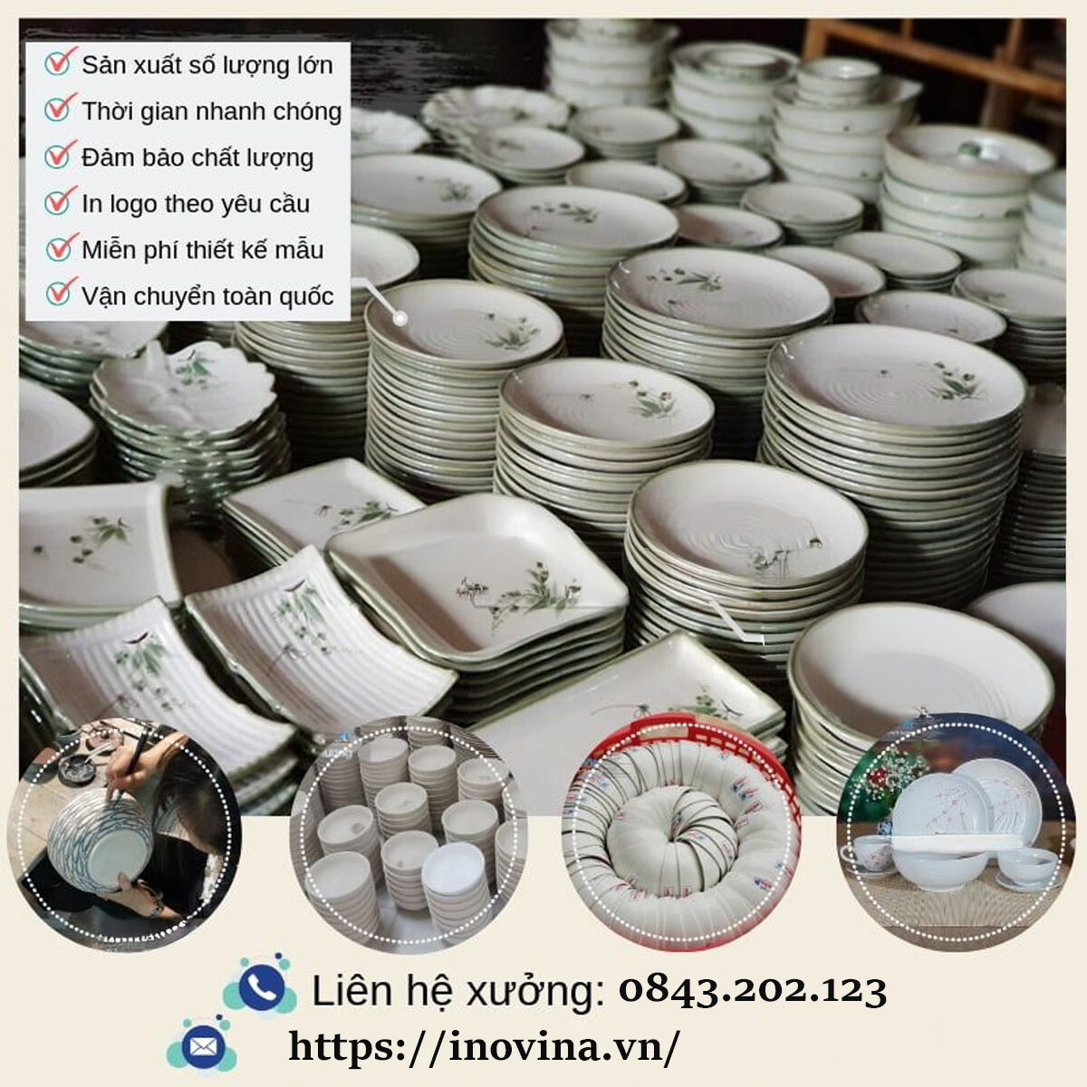 Bát đĩa Bát Tràng