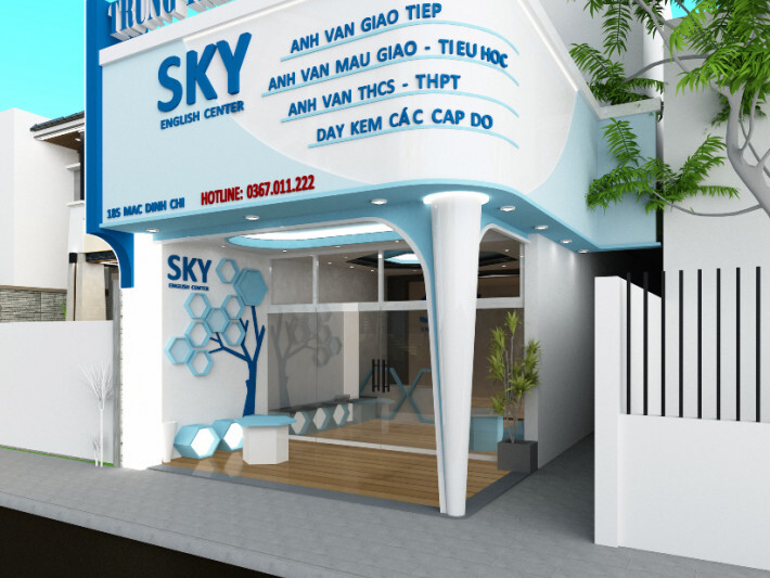 Hoàn Thành 2000 Balo In Logo Trung Tâm Ngoại Ngữ Sky