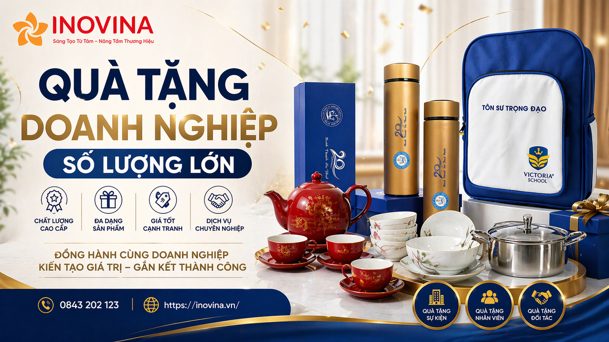 Quà Tặng Doanh Nghiệp Số Lượng Lớn