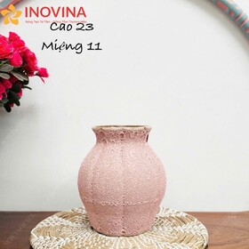 Bình hoa gốm sứ Ceramic Hồng