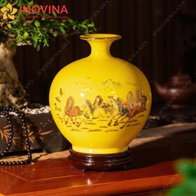 Bình Hút Lộc Bát Tràng Mã Đáo Thành Công 2026