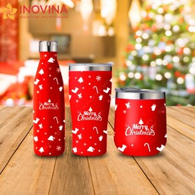 Bình/ Ly Giữ Nhiệt Giáng Sinh Inox 304