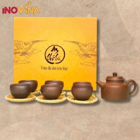 Bộ ấm trà An Thổ Túc dáng nồi đất