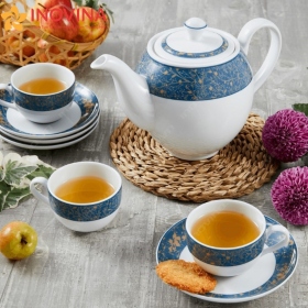 Bộ ấm trà Minh Long Camellia Diệp Lục