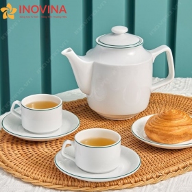 Bộ ấm trà Minh Long Jasmine Chỉ Xanh Lá