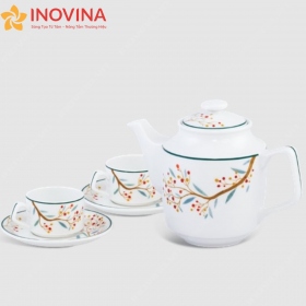 Bộ ấm trà Minh Long Jasmine Quả Đầu Mùa