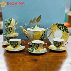 Bộ Ấm Trà Sứ Xương Cao Cấp Hoàng Gia Anh