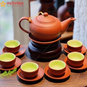 Bộ ấm trà Tử Sa Dáng quả bưởi