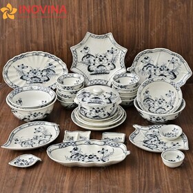 Bộ Bát Đĩa Bát Tràng Đầm Sen