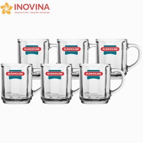 Bộ Ly Thủy Tinh Trà Cafe