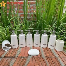 Bộ Phụ Kiện Nhà Tắm Gốm Sứ Cao Cấp Cho Khách Sạn