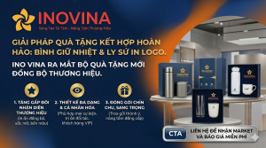 Bộ Quà Tặng Bình Giữ Nhiệt Và Ly Sứ In Logo Mới 2026