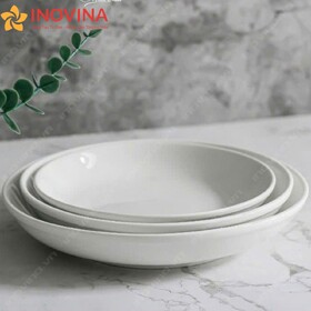 Đĩa Sứ Bát Tràng Trắng Trơn