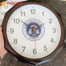 Đồng Hồ Treo Tường Vát Rìa Hình Tròn