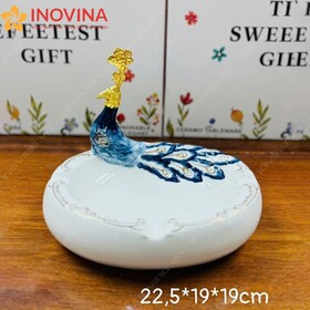 Gạt Tàn Thuốc Lá Gốm Sứ Chim Công Phượng Hoàng