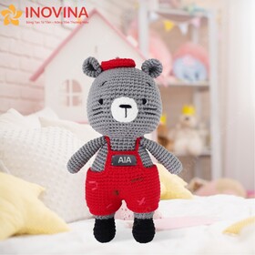 Gấu Bông Len Đan Cao Cấp