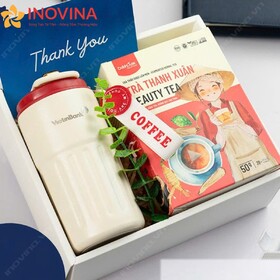 Giftset Bình Giữ Nhiệt Và Hộp Trà