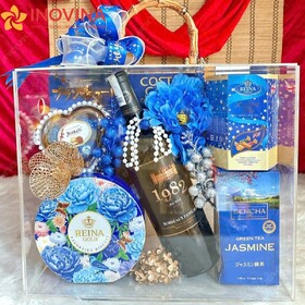 Giỏ Quà Tết Sắc Xanh Tươi Mới