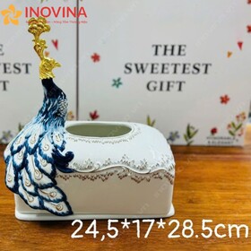 Hộp Giấy Ăn Chim Công