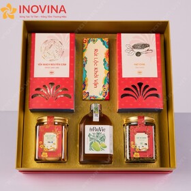 Hộp Quà Tết Xuân Gấm Hoa