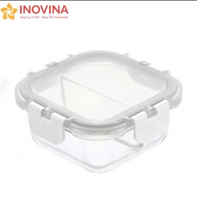 Hộp Thủy Tinh Chia Ngăn Đựng Thực Phẩm