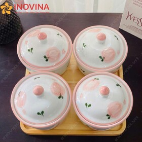 Khay Mứt Bát Tràng Dáng Tròn