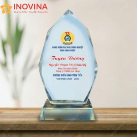 Kỷ Niệm Chương Pha Lê Hình Đa Giác