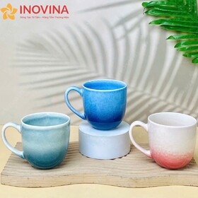 Ly Sứ Đáy Tròn Men Loang