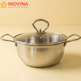 Nồi Inox Nắp Kính Inocook