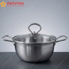 Nồi Inox Nắp Kính Inocook
