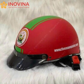 Nón Bảo Hiểm Nửa Đầu Lưỡi Trai Ngắn
