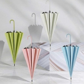 Dù Cầm Tay Cán bọc nhựa chữ J màu vintage