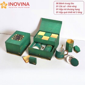 Quà Trung Thu Bánh, Ly Sứ Và Trà