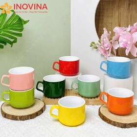 Tách Cà Phê Vuông Thấp