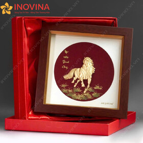 Tranh Mã Đáo Thành Công Mạ Vàng 1 Con