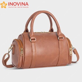 Túi Trống Da Cao Cấp/ Túi Du Lịch Đa Năng Dáng Tròn