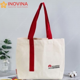 Túi Vải Bố Phối Quai Thời Trang Khác Màu