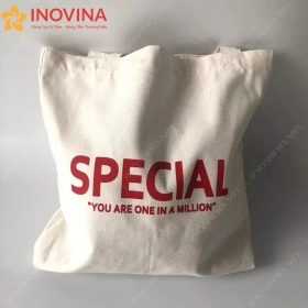 Túi Vải Nhỏ Xách Tay Hình Chữ Nhật Đứng