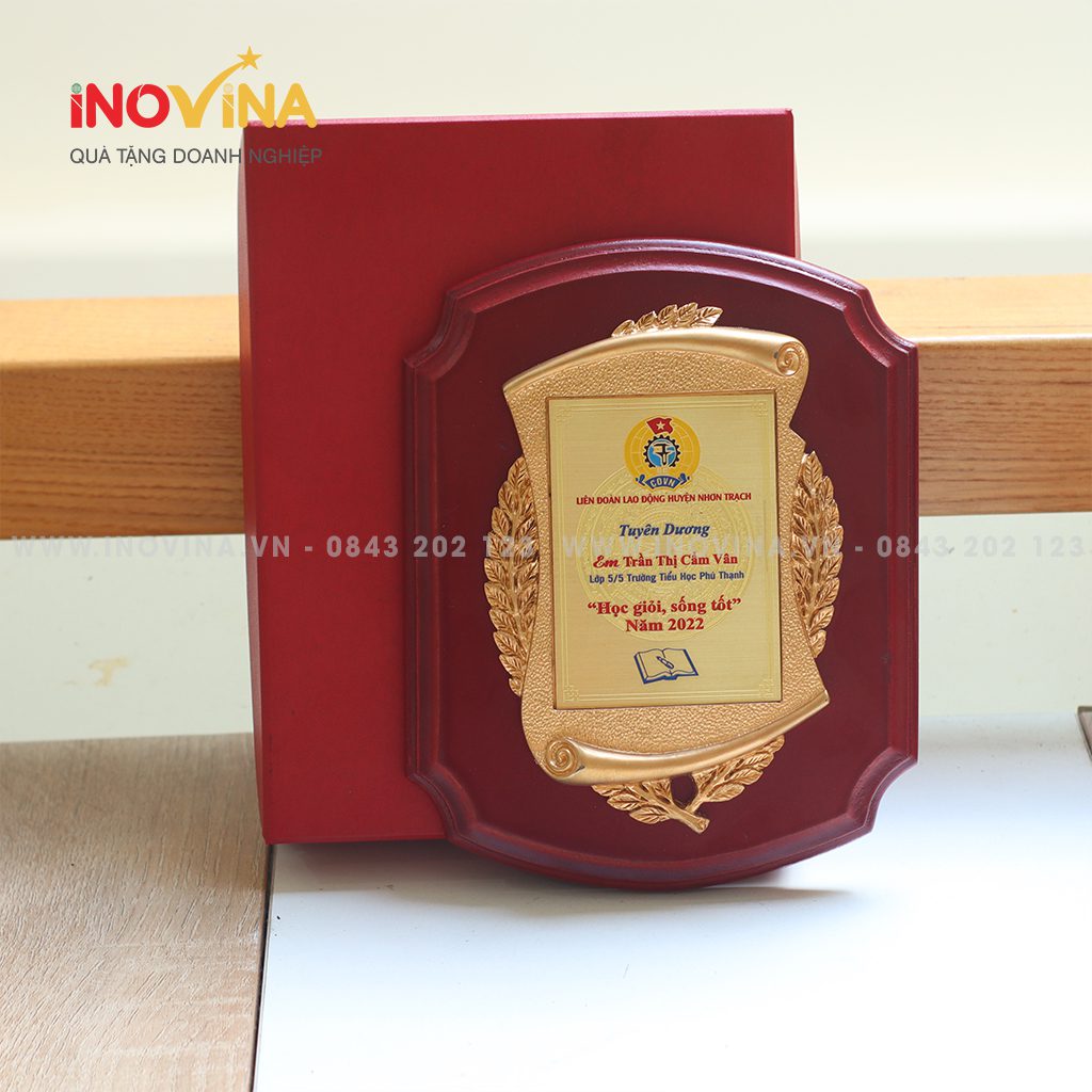 Bảng Vinh Danh Gỗ Đồng Cao Cấp BT-076424