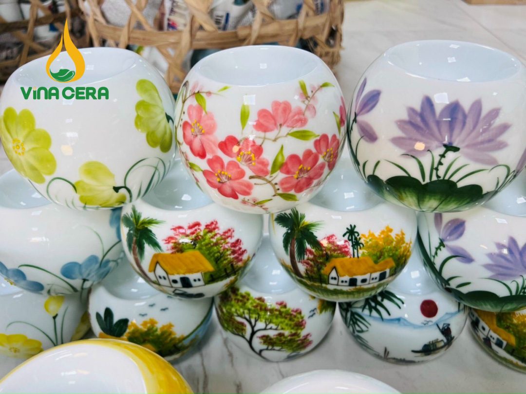 Xưởng sản xuất đèn xông tinh dầu bát tràng
