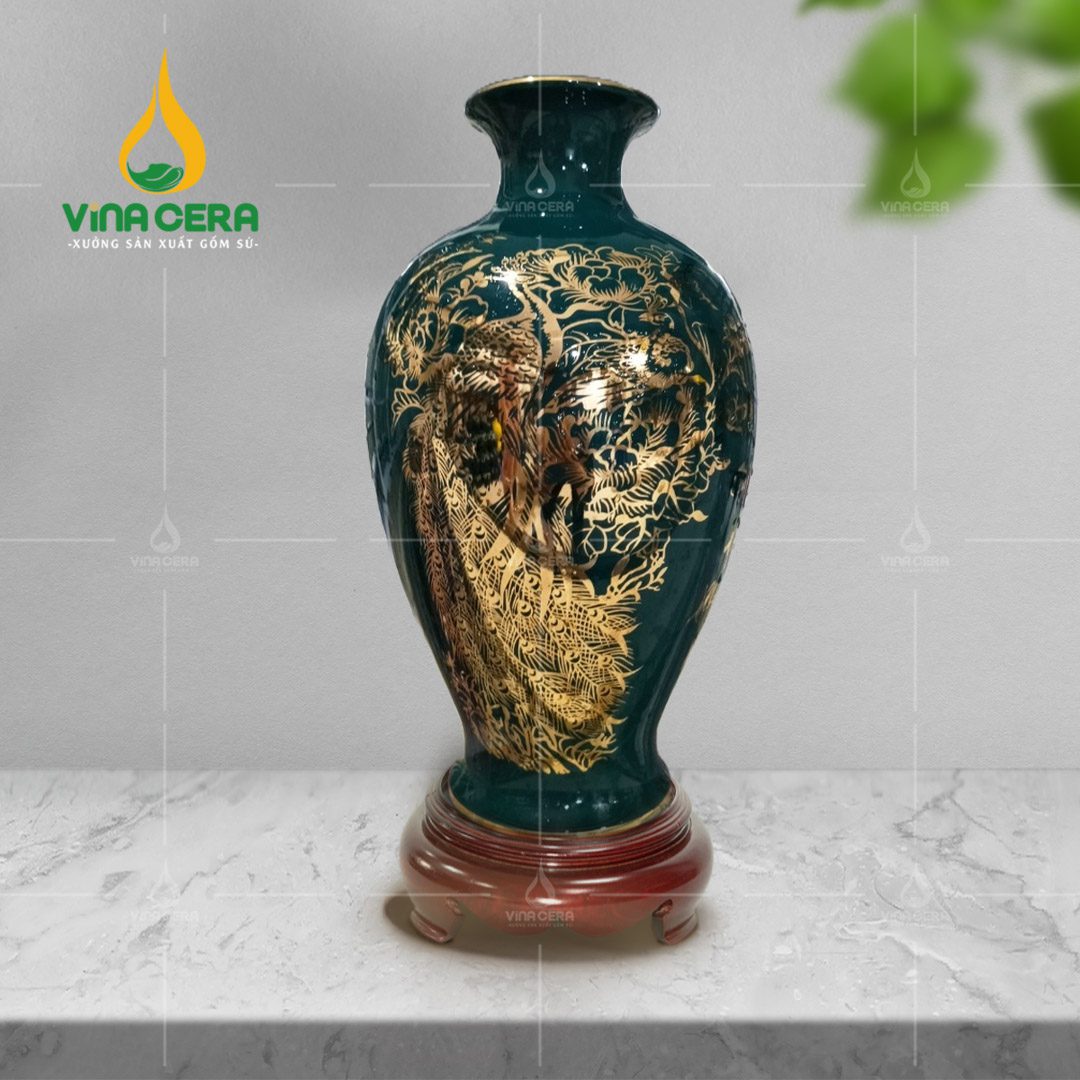 Mai bình hút lộc công đào