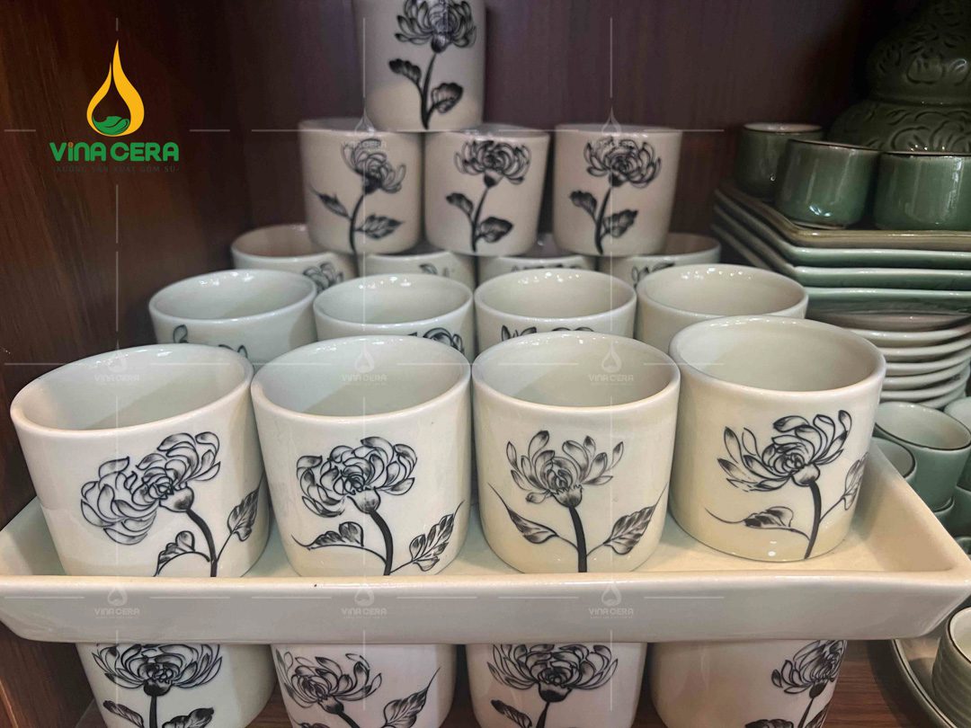 Xưởng sản xuất Ly sứ VinaCera